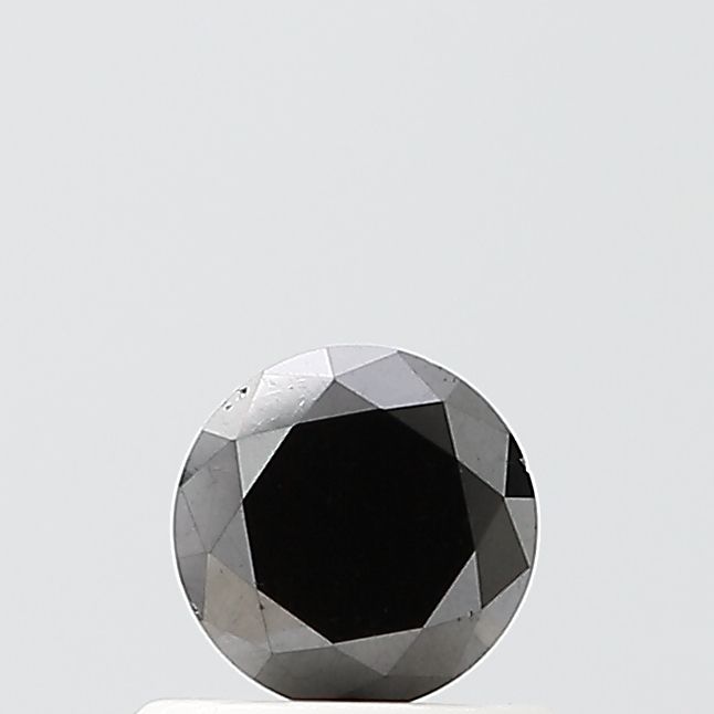 Round Black Natural Diamond 0.62ct VS1 loose diamond