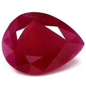 Pear Red Ruby 2.05ct loose gemstone