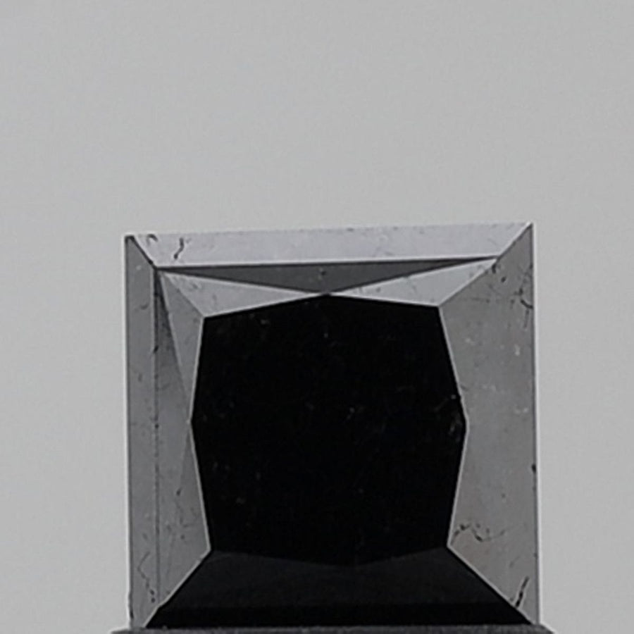Princess Black Natural Diamond 1.02ct VS1 loose diamond