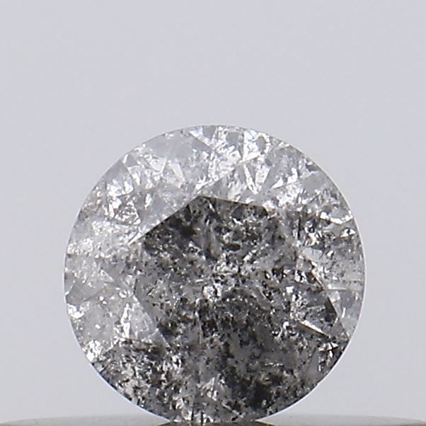 Round Salt And Pepper Natural Diamond 0.25ct I3 loose diamond