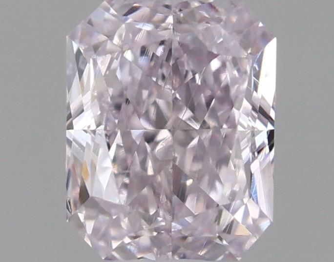 Radiant Fancy Light Purplish Pink Natural Diamond 0.51ct SI2 loose diamond