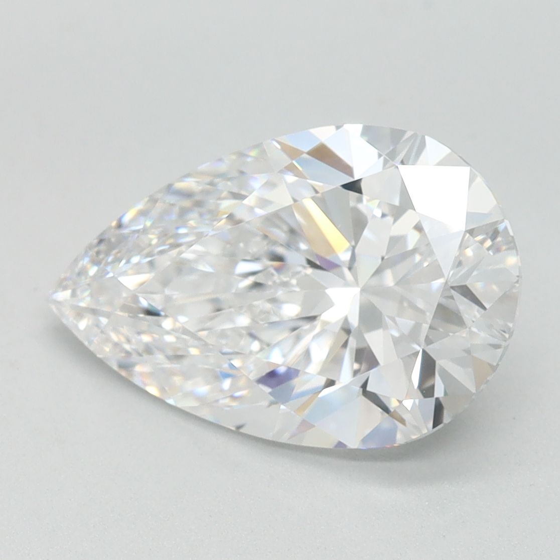 Pear Lab-Grown Diamond 2.50ct D FL