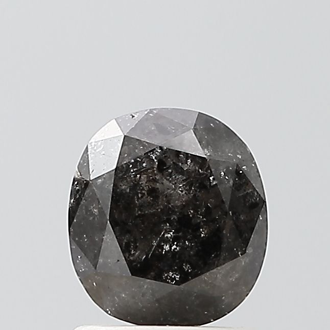 Oval Salt And Pepper Natural Diamond 1.27ct VS2 loose diamond