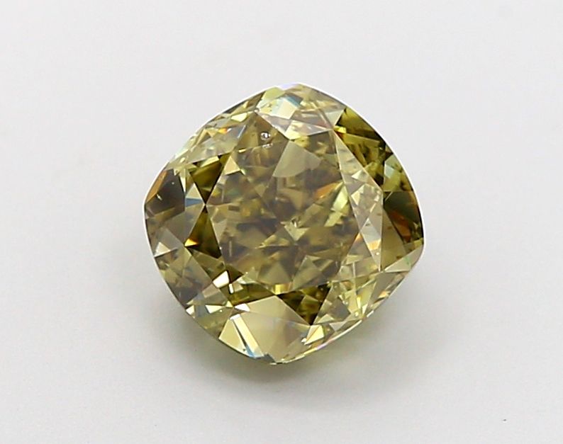 Cushion Fancy Green Natural Diamond 2.02ct VS2 loose diamond