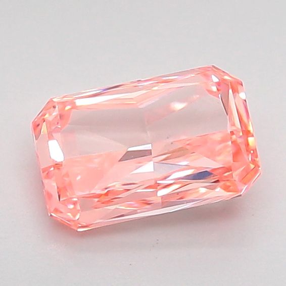 Radiant Fancy Intense Pink Lab-grown Diamond 1ct VS1 loose diamond