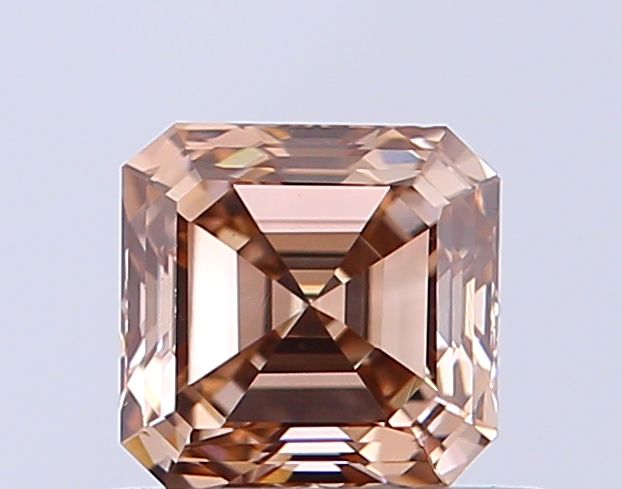 Asscher Fancy Light Brown Lab-grown Diamond 0.5ct VVS2 loose diamond