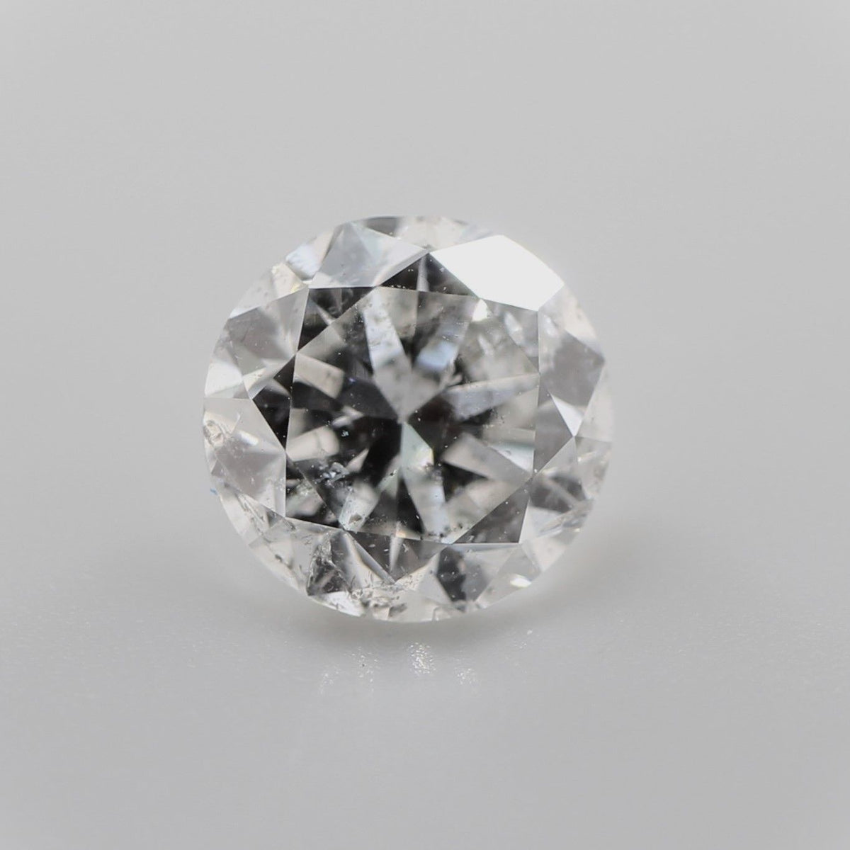Round Fancy Gray Natural Diamond 0.9ct I1 loose diamond