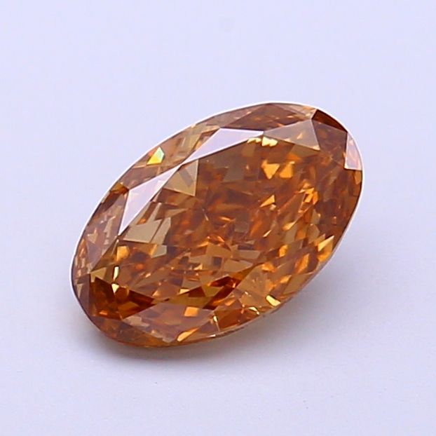Oval Fancy Brown Lab-grown Diamond 1.01ct VS2 loose diamond