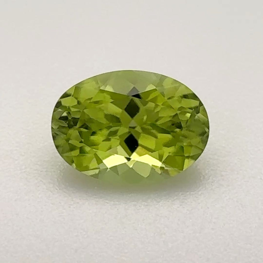 Oval Green Peridot 1.02ct loose gemstone