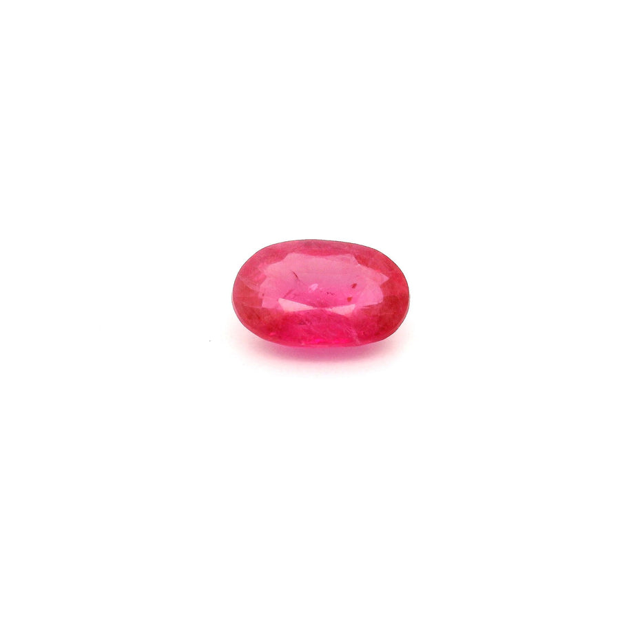 Oval Red Ruby 0.99ct loose gemstone