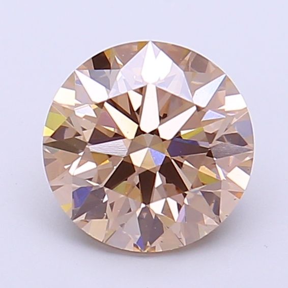 Round Fancy Light Brown Lab-grown Diamond 1.54ct VS1 loose diamond