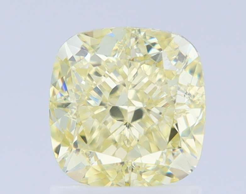 Cushion Fancy Light Yellow Natural Diamond 1.62ct SI1 loose diamond