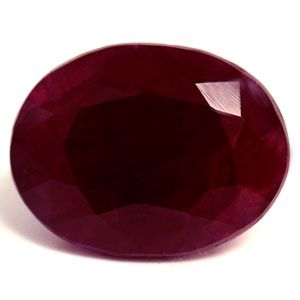 Oval Red Ruby 3.73ct loose gemstone