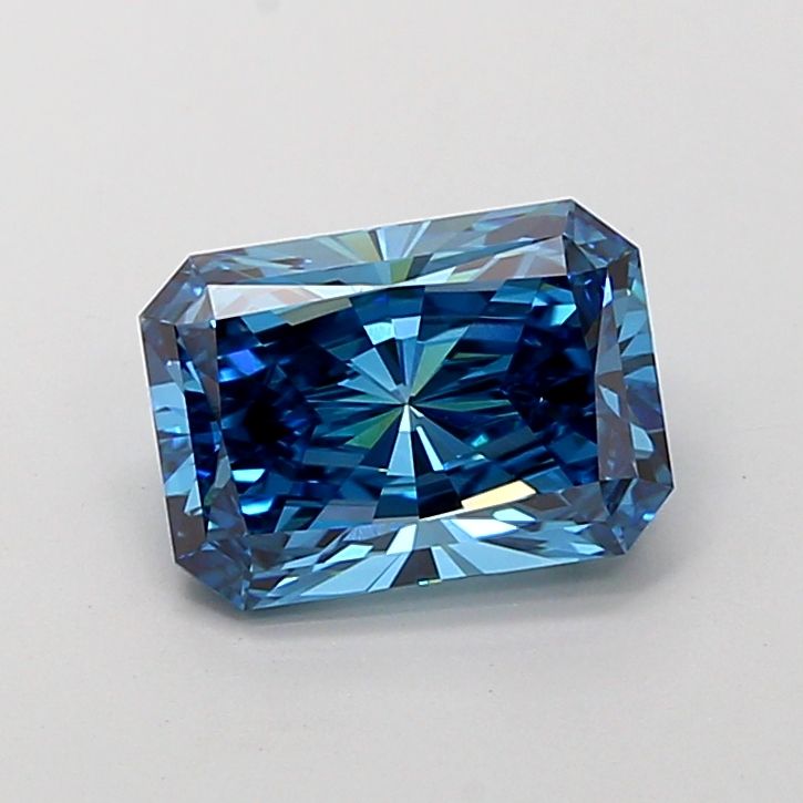 Radiant Fancy Vivid Blue Lab-grown Diamond 2.55ct VS1 loose diamond