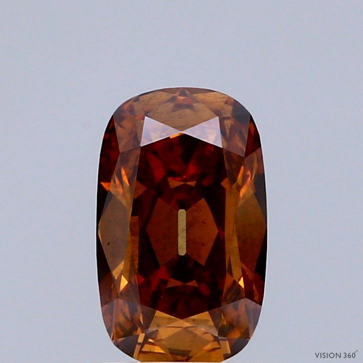 Cushion Fancy Brown Lab-grown Diamond 1.1ct SI1 loose diamond