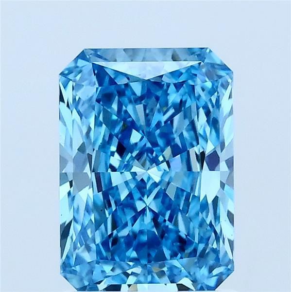 Radiant Fancy Vivid Blue Lab-grown Diamond 1.46ct VS1 loose diamond