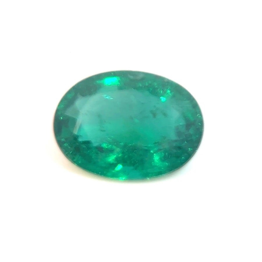 Oval Green Emerald 1.44ct loose gemstone