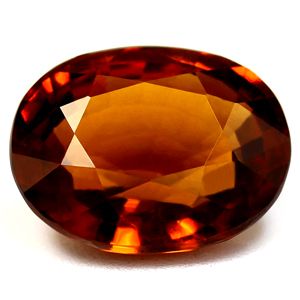 Oval Orange Garnet 7.31ct loose gemstone