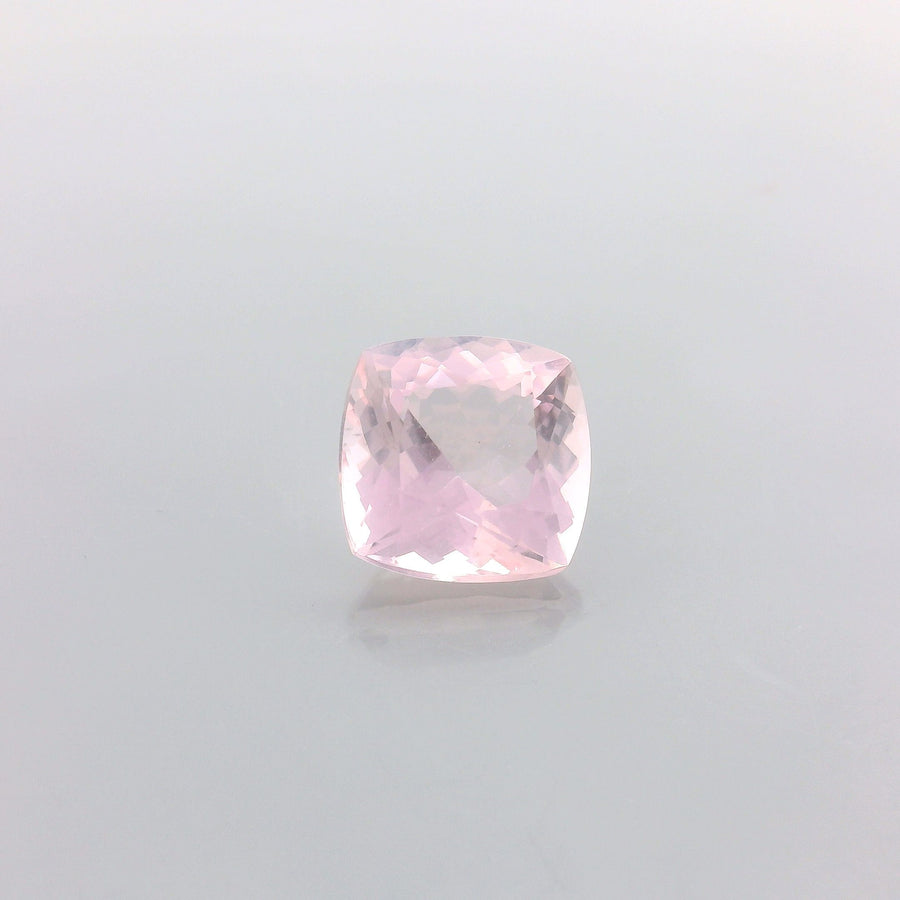 Cushion Pink Morganite 3.35ct loose gemstone
