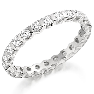 Bar-Set Full Eternity Ring, 1.05ct total
