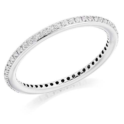 Claw-Set Full Eternity Ring, 0.25ct total
