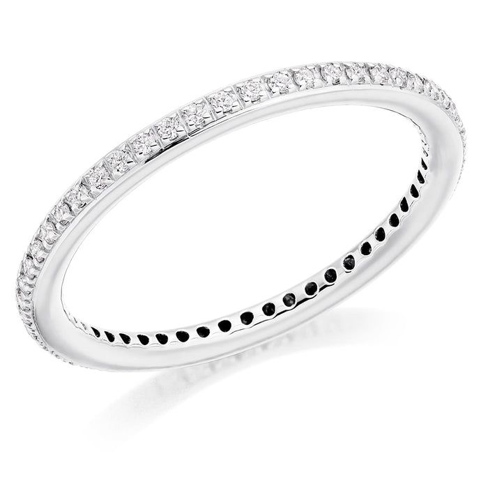 Claw-Set Full Eternity Ring, 0.25ct total