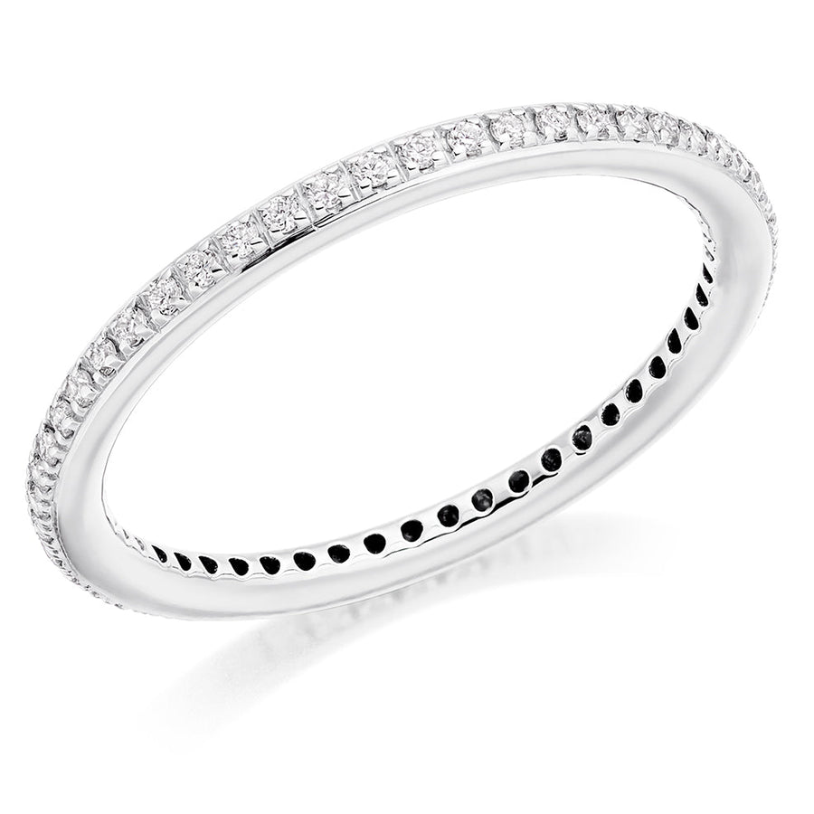 Claw-Set Full Eternity Ring, 0.25ct total