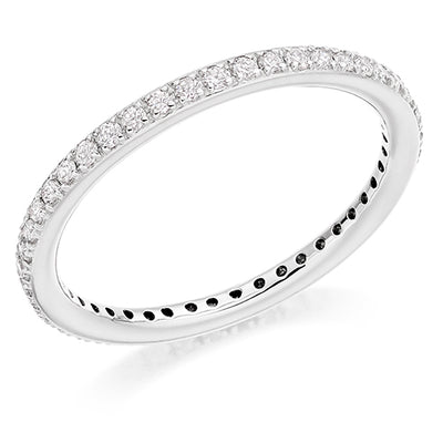 Claw-Set Full Eternity Ring, 0.35ct total