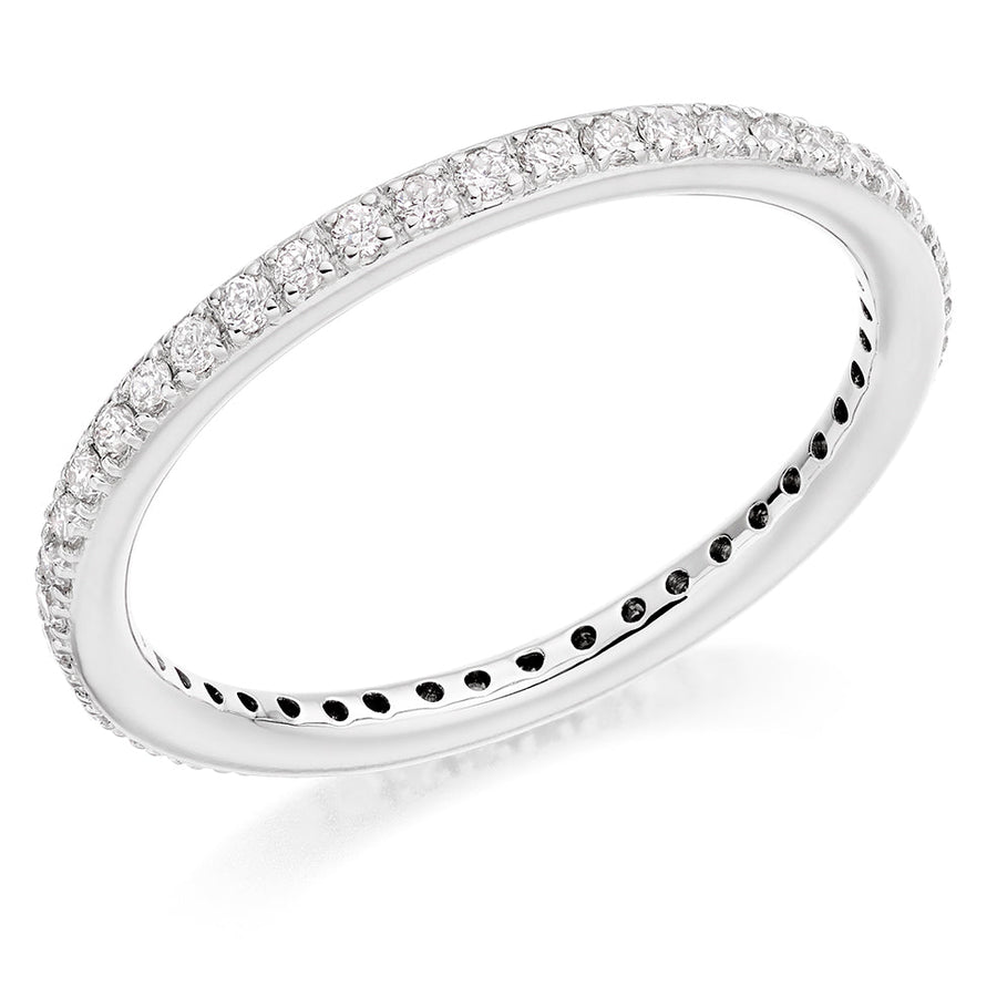 Claw-Set Full Eternity Ring, 0.35ct total