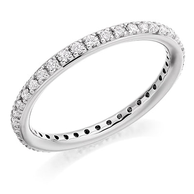 Claw-Set Full Eternity Ring, 0.5ct total