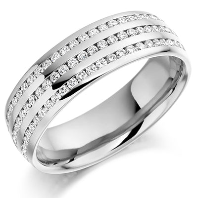 Channel-Set Full Eternity Ring, 1.0ct total (FET1039)