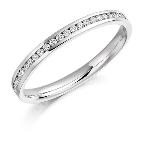 Channel-Set Diamond Full Eternity Ring, 0.35ct