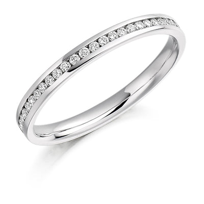 Channel-Set Diamond Full Eternity Ring, 0.35ct