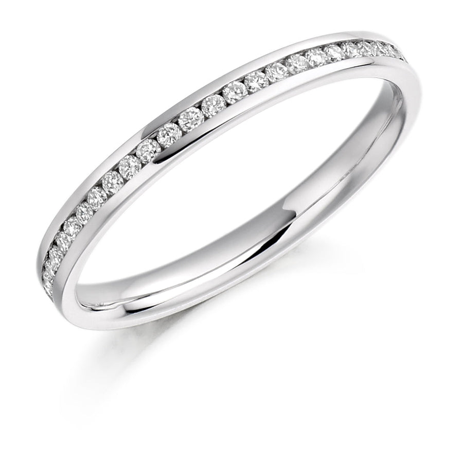 Channel-Set Diamond Full Eternity Ring, 0.35ct