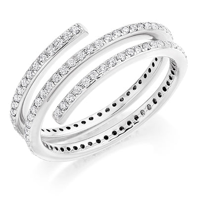 Micro-Claw Diamond Full Eternity Ring, 0.55ct