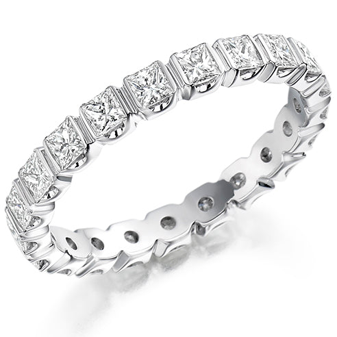 Bar-Set Full Eternity Ring, 1.5ct total (FET1103)