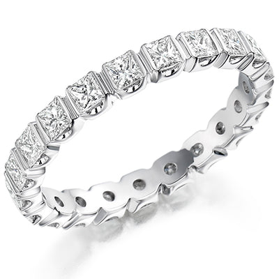 Bar-Set Full Eternity Ring, 1.5ct total (FET1103)
