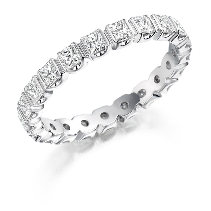Bar-Set Full Eternity Ring, 1.5ct total (FET1103)