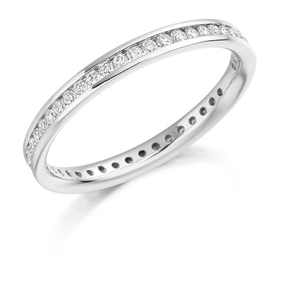 Channel-Set Diamond Full Eternity Ring, 0.42ct