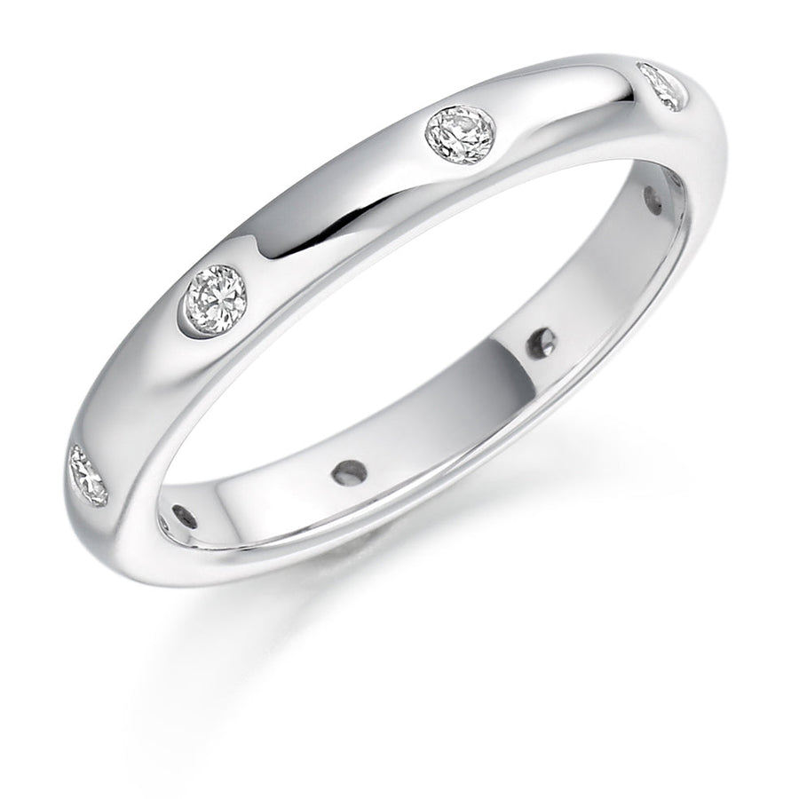 Flush-Set Diamond Full Eternity Ring, 0.24ct