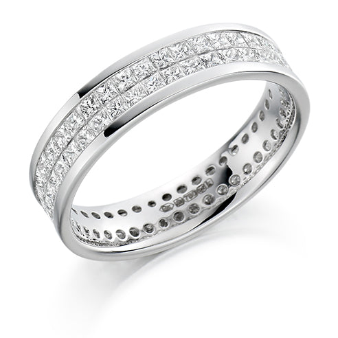 Invisible-Set Channel Full Eternity Ring, 2.05ct total