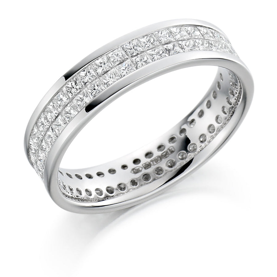 Invisible-Set Channel Full Eternity Ring, 2.05ct total