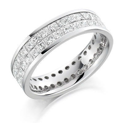 Invisible-Set Channel Full Eternity Ring, 3.15ct total