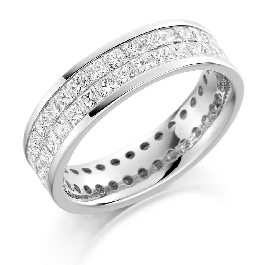 Invisible-Set Channel Full Eternity Ring, 3.15ct total