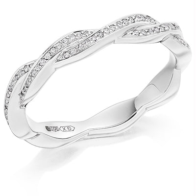 Grain-Set Full Eternity Ring, 0.25ct total