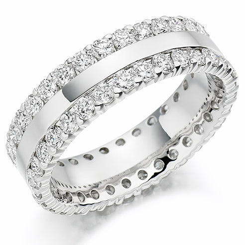 Micro-Claw Full Eternity Ring, 2.0ct total (FET1154)