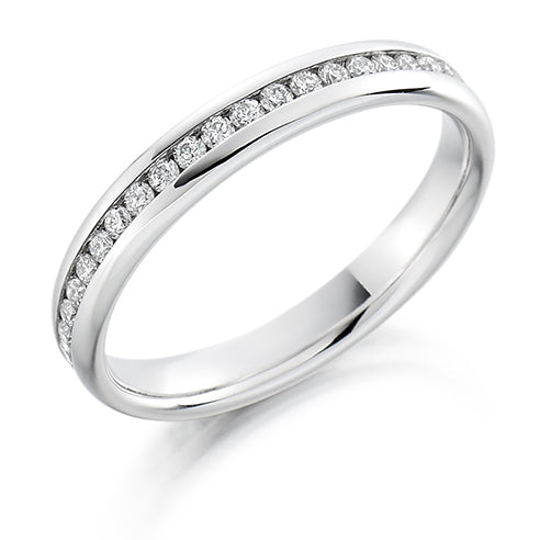 Channel-Set Diamond Full Eternity Ring, 0.45ct