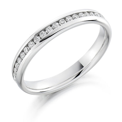 Channel-Set Diamond Full Eternity Ring, 0.45ct