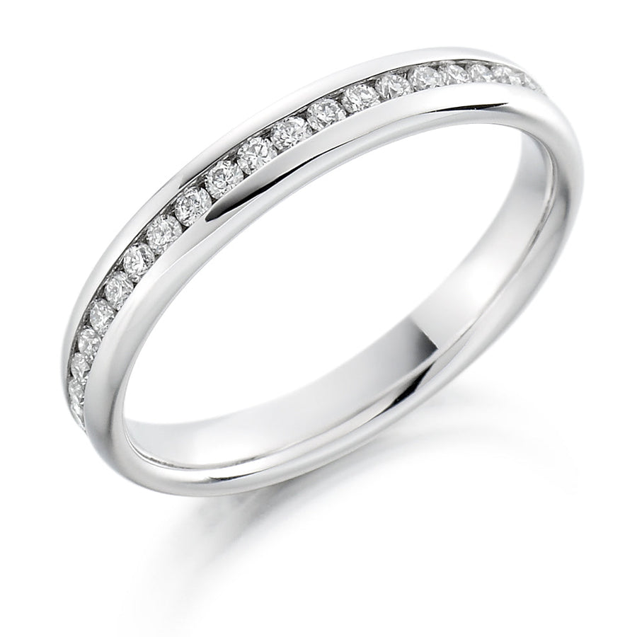 Channel-Set Diamond Full Eternity Ring, 0.45ct
