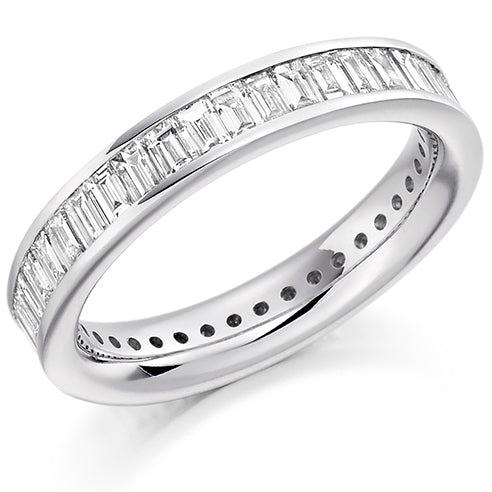 Channel-Set Diamond Full Eternity Ring C, 2.0ct